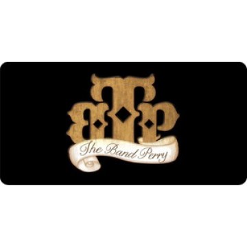 The Band Perry Photo License Plate